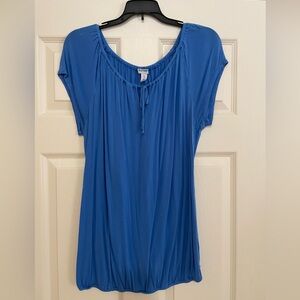 Old Navy Boho Blouse Azure Like You (Blue) Size M Tall